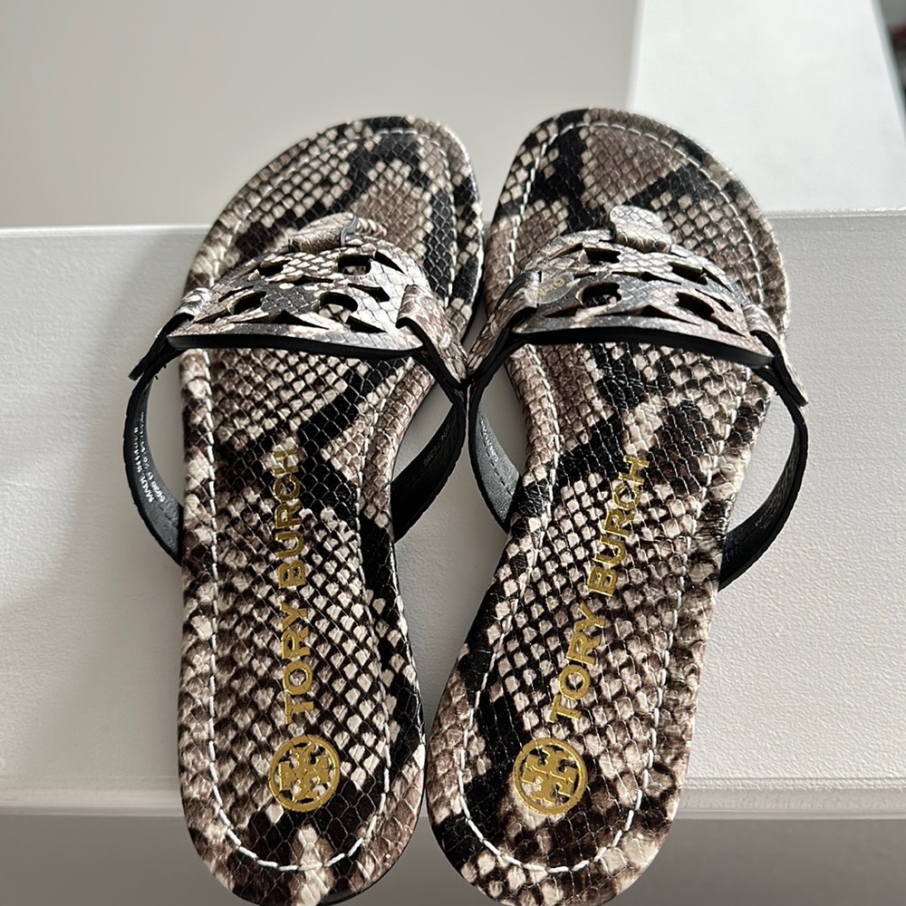 Tory Burch Miller snakeskin print